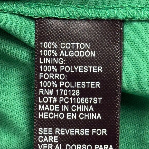 R.N Studio By Ronni Women's Pullover Lined Green Eyelet Dress Size XS NWT $89.00 - Picture 11 of 13